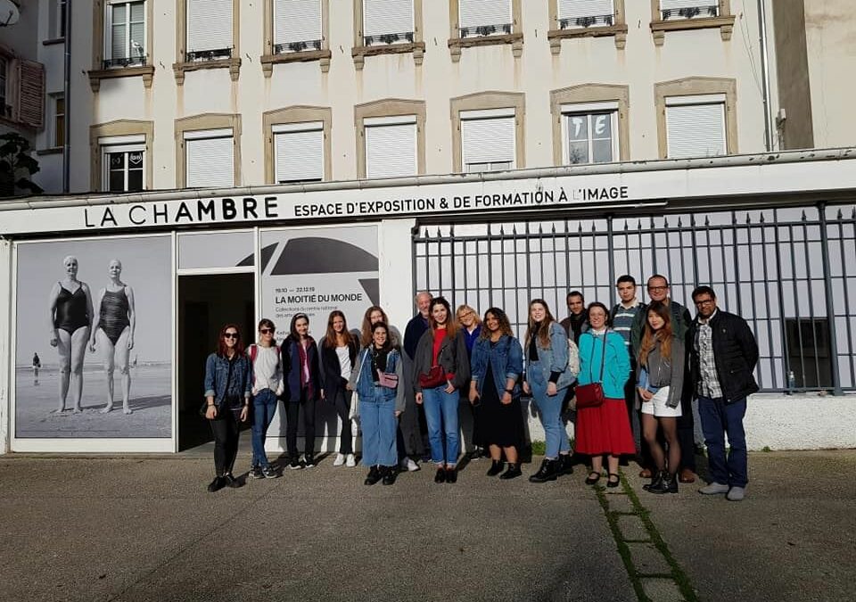 Visite d&rsquo;une exposition avec nos étudiants