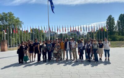 Guided tour of the Council of Europe with our students!