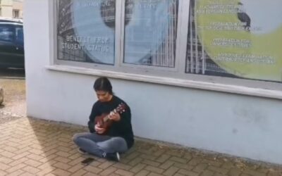 Выступление нашего студента в День Одиночества